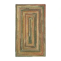 Capel American Traditions Braided Wool Indoor Rectangular Accent Rug