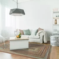 Capel American Traditions Braided Wool Indoor Rectangular Runner