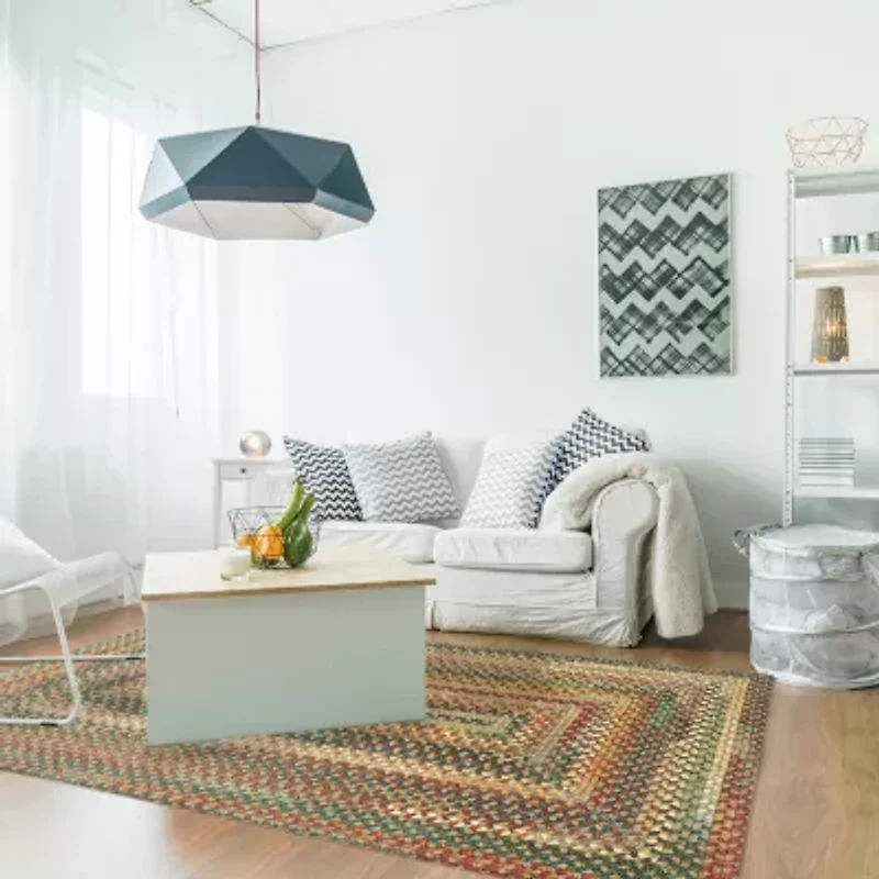 Capel American Traditions Braided Wool Indoor Rectangular Area Rug