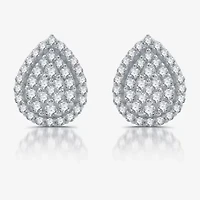Diamond Blossom Womens 1 CT. T.W. Natural White Diamond Sterling Silver Pear 2-pc. Jewelry Set