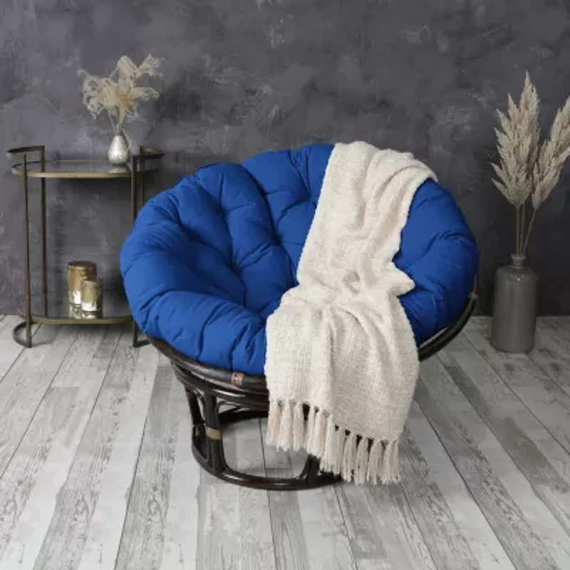 Mozaic Company 48''X48''X4'' Papasan Cushion Patio Seat