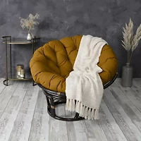 Mozaic Company 48''X48''X4'' Papasan Cushion Patio Seat