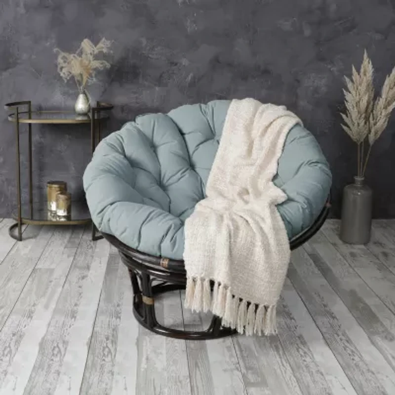 Mozaic Company 48''X48''X4'' Papasan Cushion Patio Seat