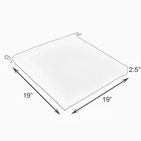 Mozaic Company 19''X19'' Bristol (Set Of 2) Patio Chair Cushion - Anderson Matte