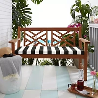 Mozaic Company Sunbrella Bench Cushion Bristol