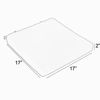 Mozaic Company Sunbrella Chair Pad Corded (Set of 2)