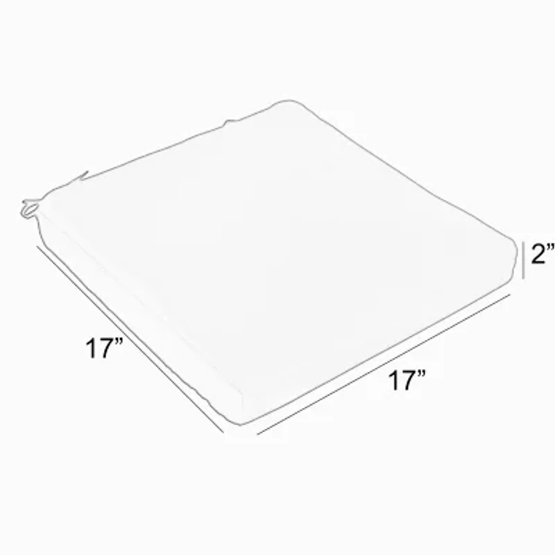 Mozaic Company Sunbrella Chair Pad Corded (Set of 2)