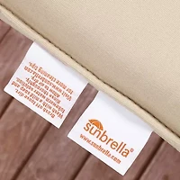 Mozaic Company Deep Seating Loveseat Cushion Set,Corded Patio Seat Cushion