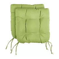 Mozaic Company Tufted U-Shaped Solid Seat Cushion (Set of 2)