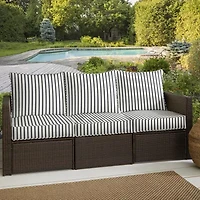 Mozaic Company Deep Seating Sofa Pillow And Cushion Set Patio Chair Cushion
