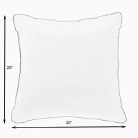 Mozaic Company Knife Edge (Set Of 2) Outdoor Pillow - Canvas Jockey Red