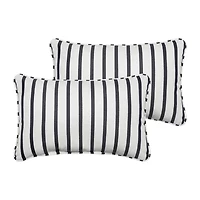 Mozaic Company 13''X20'' Corded 2-pc. Rectangular Outdoor Pillow - Lido Indigo
