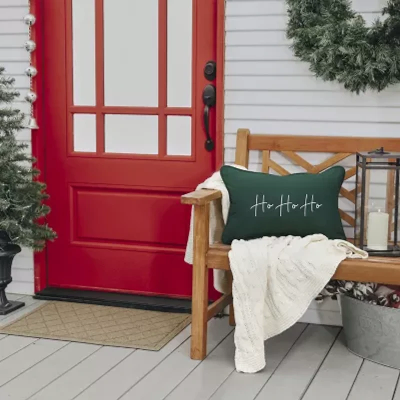 Mozaic Company 13''X20'' Corded EMB Ho Rectangular Outdoor Pillow