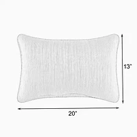Mozaic Company 13''X20'' Corded EMB Ho Rectangular Outdoor Pillow