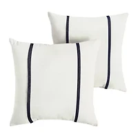 Mozaic Company Sunbrella Canvas Natural Pillow Double Flange (Set of 2)