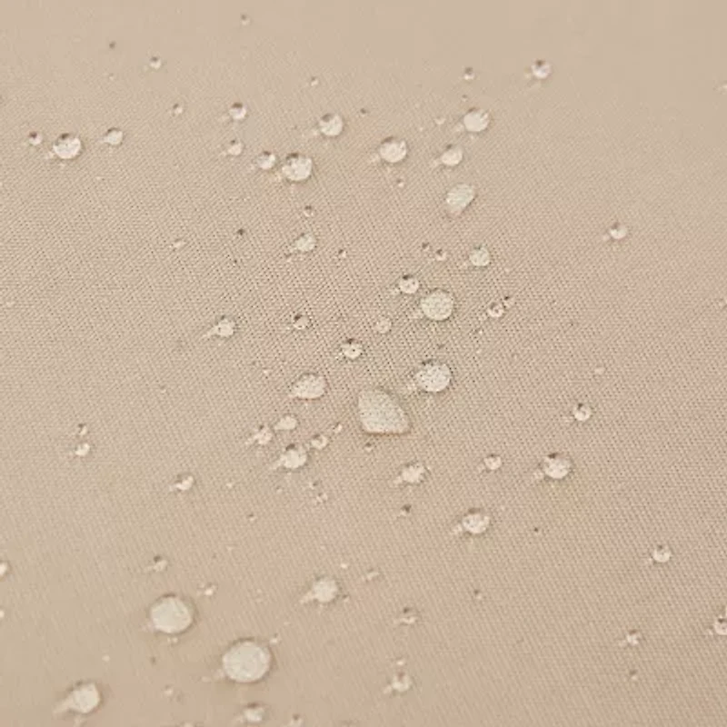 Mozaic Company 26''X26''X7'' Floor Pouf Knife Edge Outdoor Pillow - Canvas Black