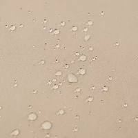 Mozaic Company 26''X26''X7'' Floor Pouf Knife Edge Outdoor Pillow - Canvas Black