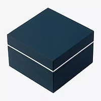 Silver Reflections Womens 23.3mm Rectangular Hoop Earrings