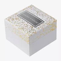 Sparkle Allure Twist Womens Crystal 24K Gold Over Brass 22.3mm Hoop Earrings