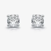 Ever Star (H-I / I1) 1/5 CT. Lab Grown White Diamond Sterling Silver 3mm Round Stud Earrings