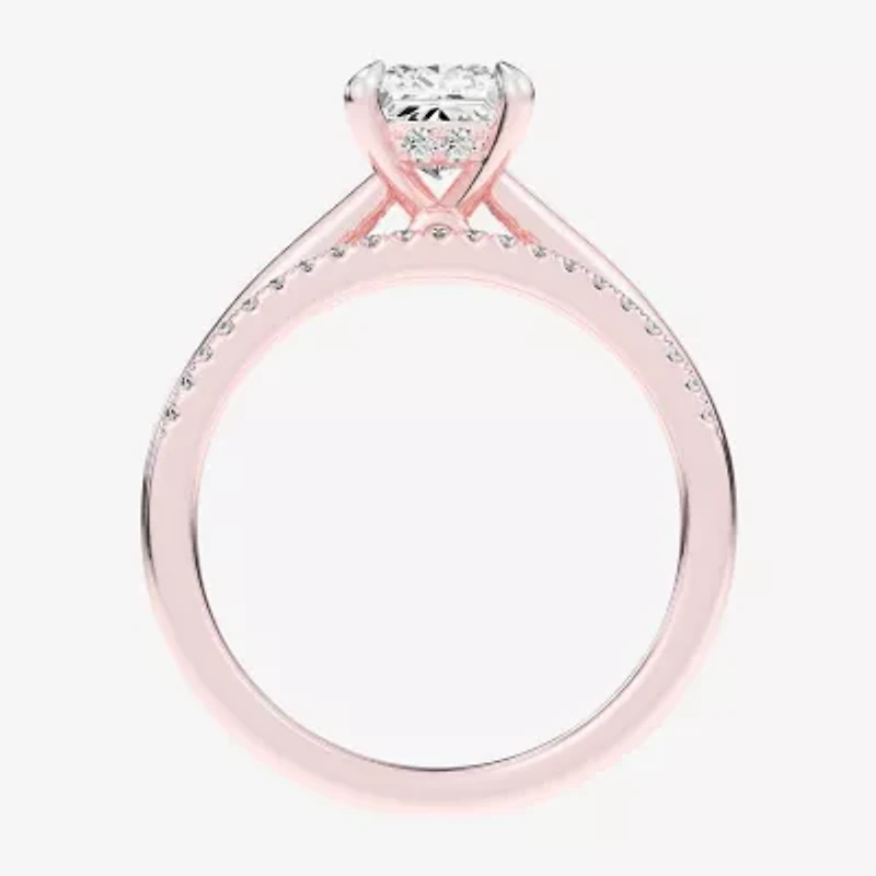 (G / Vs2-Si1) Womens 1 1/4 CT. T.W. Lab Grown White Diamond 14K Gold Solitaire Bridal Set