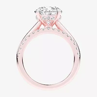 (G-H / Vs2-Si1) Womens 3 1/2 CT. T.W Lab Grown White Diamond 14K Gold Round Solitaire Bridal Set