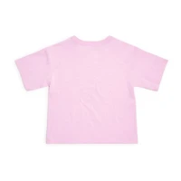 Champion Big Kid Girls Crew Neck Short Sleeve Boxy Fit Graphic T-Shirt