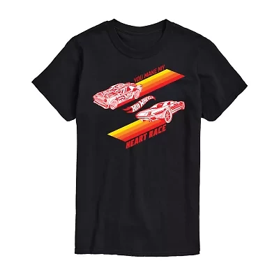 Mens Short Sleeve Hot Wheels Graphic T-Shirt