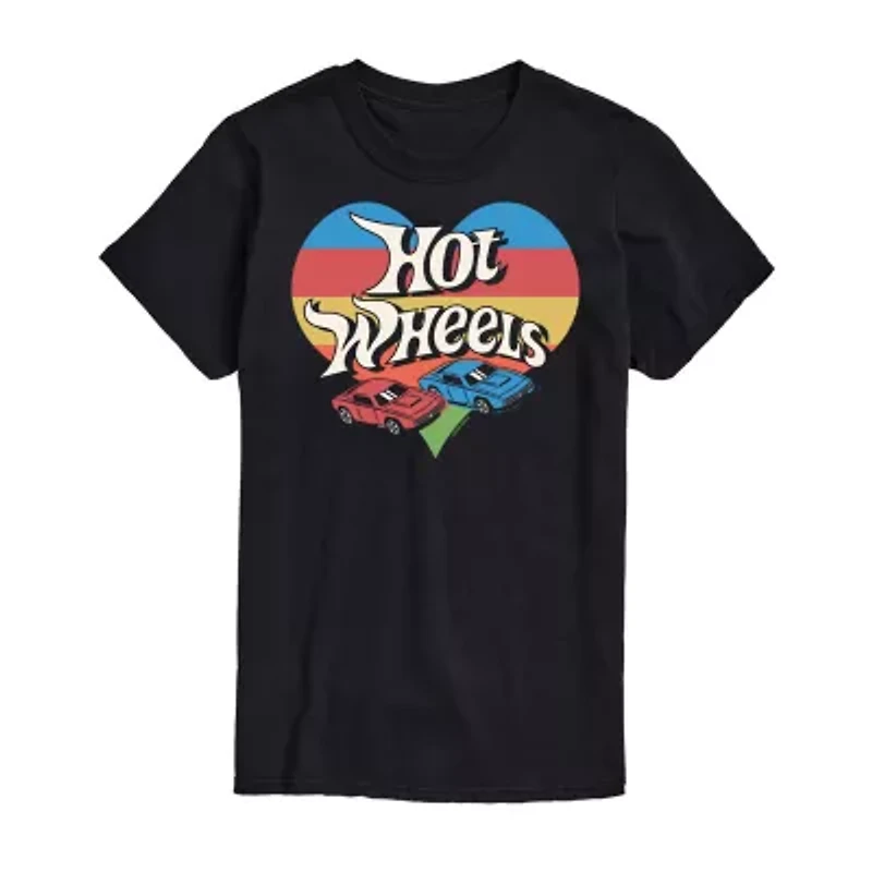 Mens Short Sleeve Hot Wheels Graphic T-Shirt