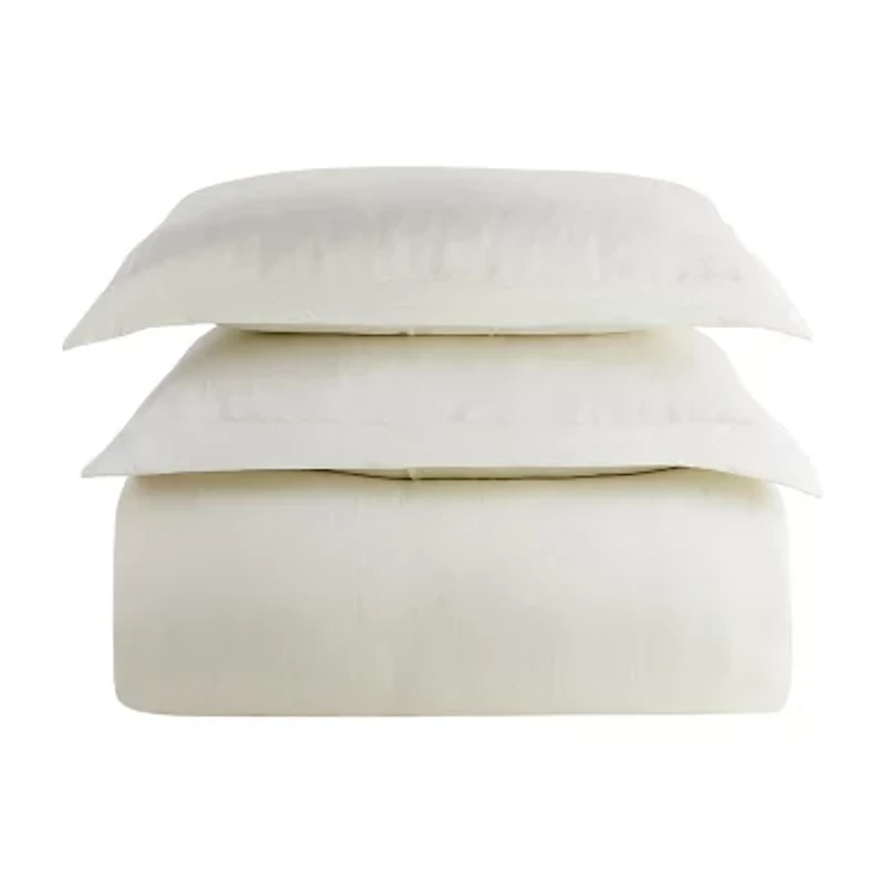Sweet Home Collection Crinkle 3-pc. Reversible Duvet Cover Set