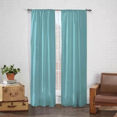 Pairs To Go Cadenza Rod Pocket Light-Filtering Set of 2 Curtain Panel
