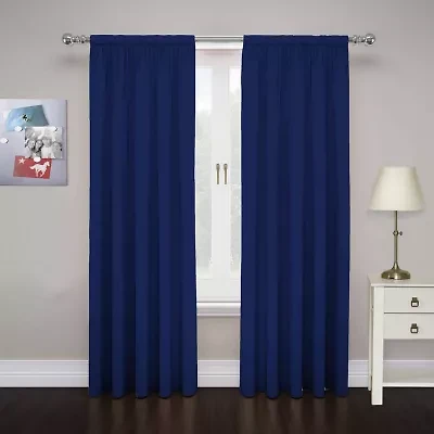 Pairs To Go Cadenza Rod Pocket Light-Filtering Set of 2 Curtain Panel