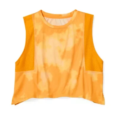 Xersion Little & Big Kid Girls Crew Neck Sleeveless Active Tank Top