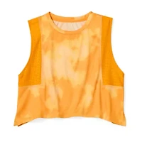 Xersion Little & Big Kid Girls Crew Neck Sleeveless Active Tank Top