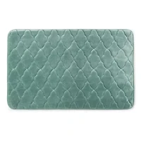 Broadhaven Elegant Scroll Memory Foam Bath Rug