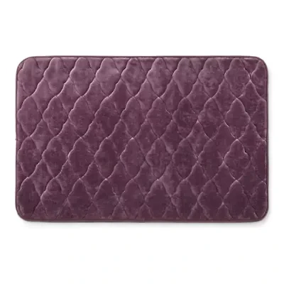 Broadhaven Elegant Scroll Memory Foam Bath Rug