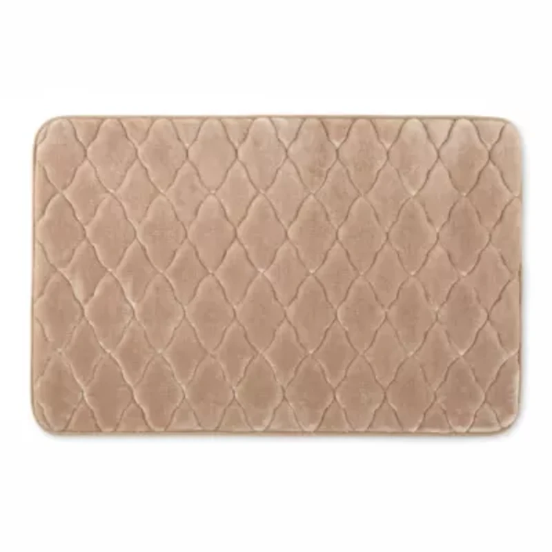 Broadhaven Elegant Scroll Memory Foam Bath Rug