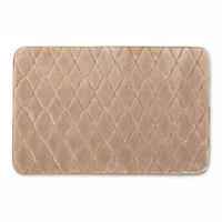 Broadhaven Elegant Scroll Memory Foam Bath Rug