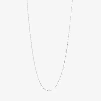 Silver Reflections Womens Pure Silver Over Brass Inch Rope Chain Necklace