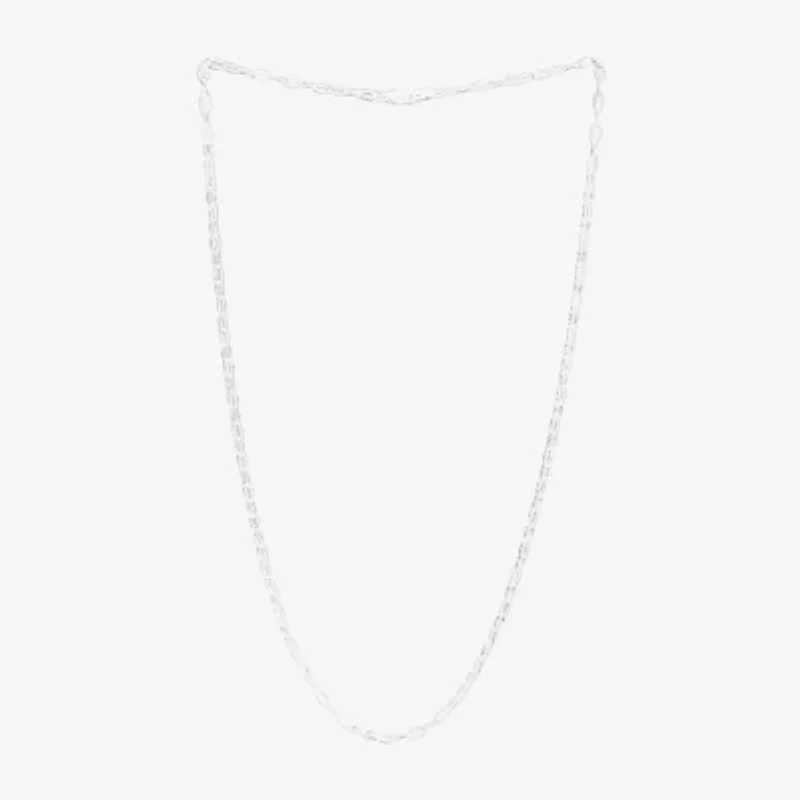Silver Reflections Womens Pure Silver Over Brass 18 Inch Bead Chain Necklace