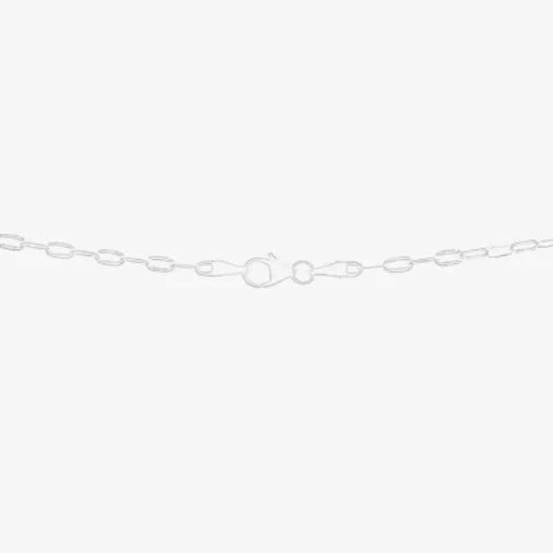 Silver Reflections Womens Pure Silver Over Brass 18 Inch Bead Chain Necklace
