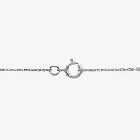 Womens Gemstone & 1/10 CT. T.W. Natural Diamond 10K Gold Round 18 Inch Pendant Necklace