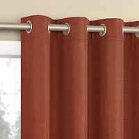 Sun Zero Atmosphere Grommet Top 100% Blackout Single Curtain Panel