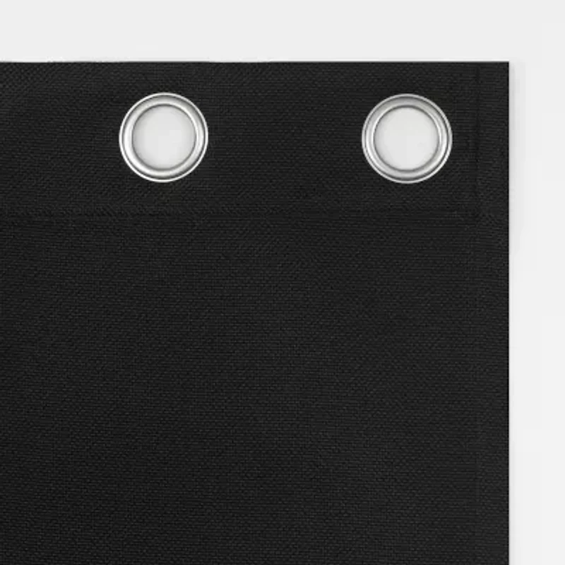 Sun Zero Atmosphere Grommet Top 100% Blackout Single Curtain Panel