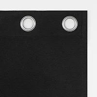 Sun Zero Atmosphere Grommet Top 100% Blackout Single Curtain Panel