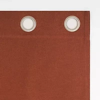 Sun Zero Atmosphere Grommet Top 100% Blackout Single Curtain Panel
