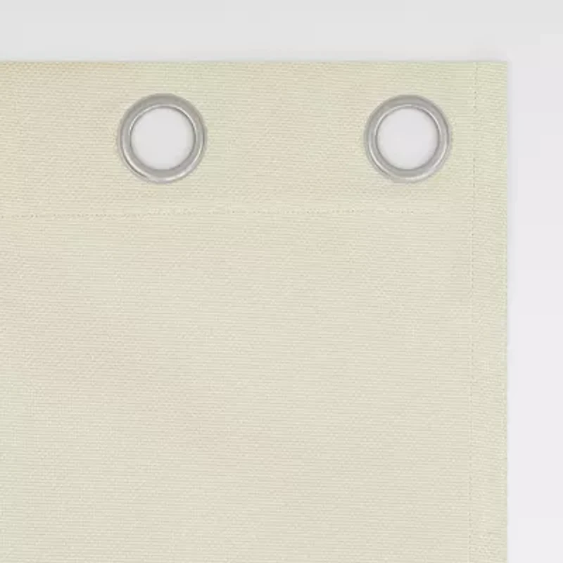 Sun Zero Atmosphere Grommet Top 100% Blackout Single Curtain Panel