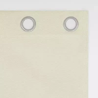 Sun Zero Atmosphere Grommet Top 100% Blackout Single Curtain Panel