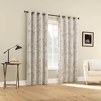 Sun Zero Atmosphere Darley Grommet Top 100% Blackout Single Curtain Panel