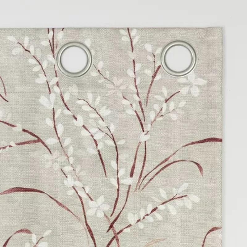 Sun Zero Atmosphere Darley Grommet Top 100% Blackout Single Curtain Panel